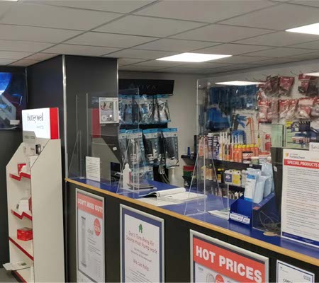 Trade counter