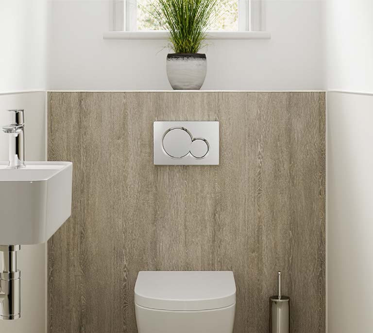 Multipanel Toilet Panel