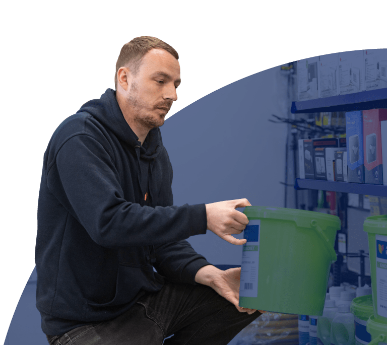 James Hargreaves employee picking products